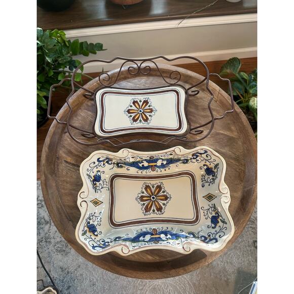 Temptations By Tara Ovenware Casserole Dish, Warming Tray & Serving Rack - Picture 7 of 8